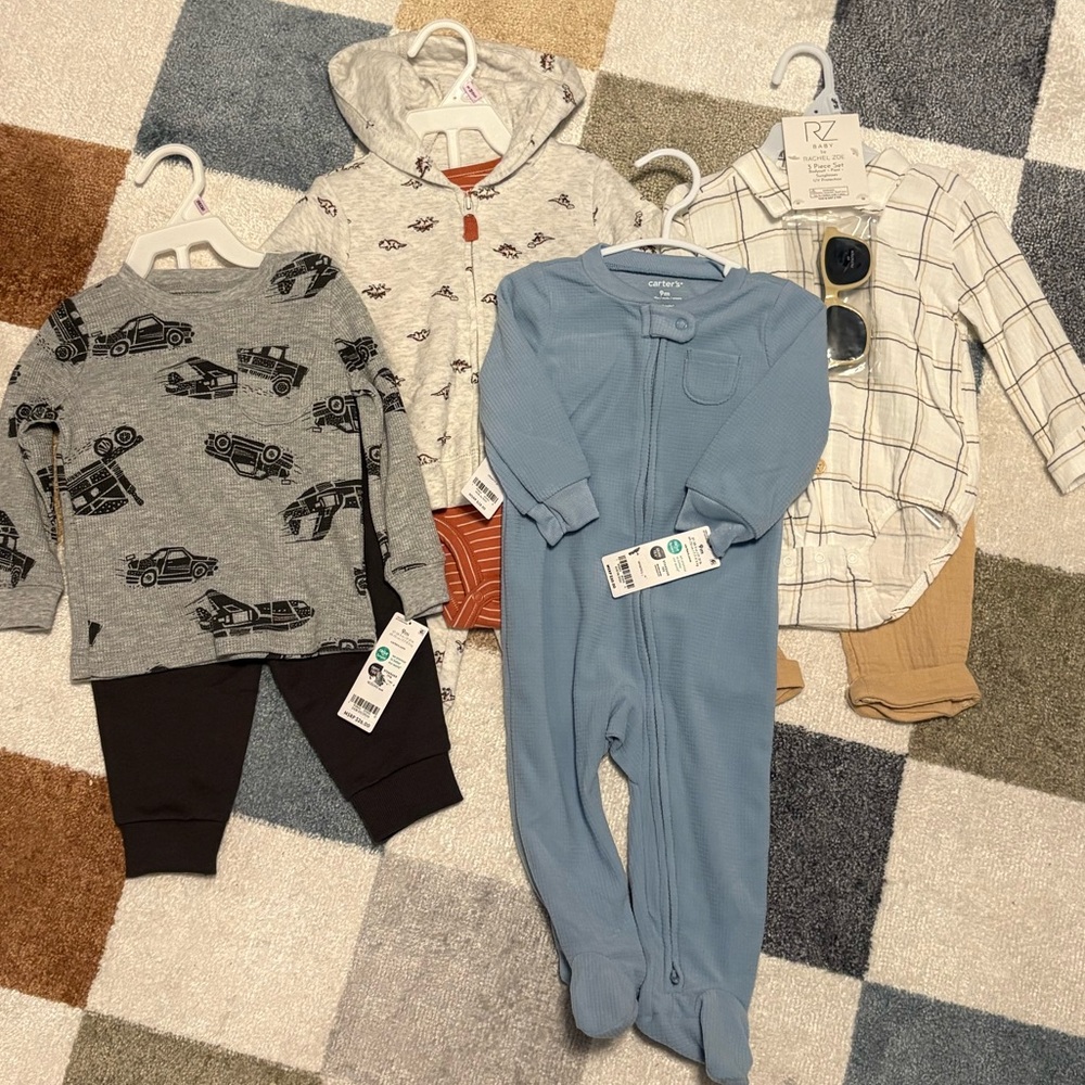 Baby clothing sets- Carters and Rachel Zoe